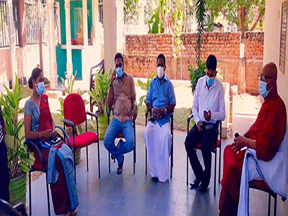 Bed donation from Wanathavilluwa DS DS for patients suffering from Covid-19 epidemic